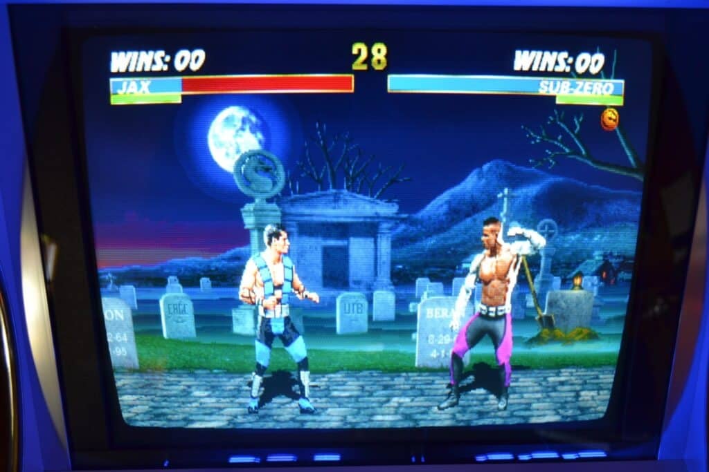fighting game on arcades