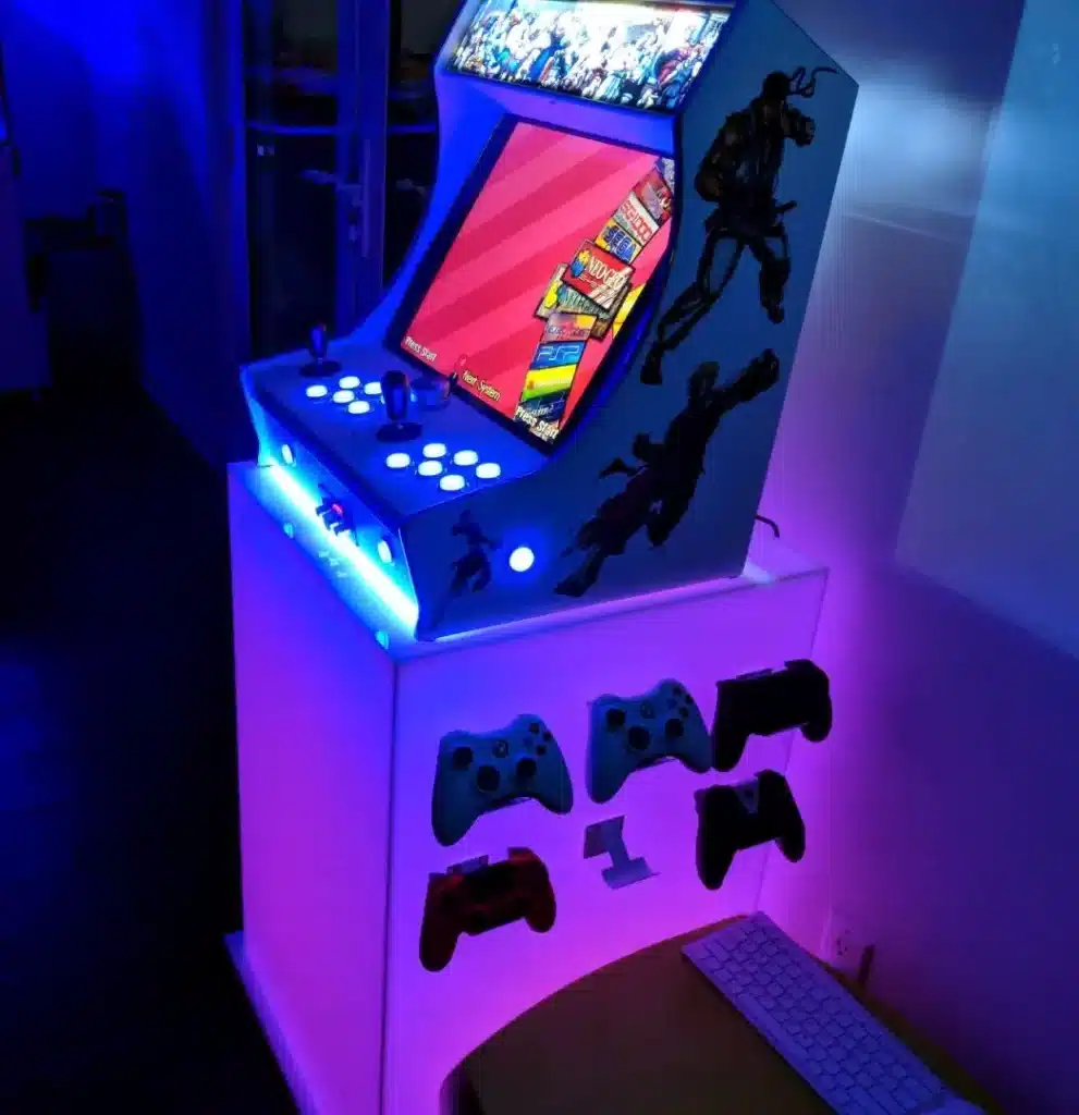 tabletop arcade machine with 5000 games