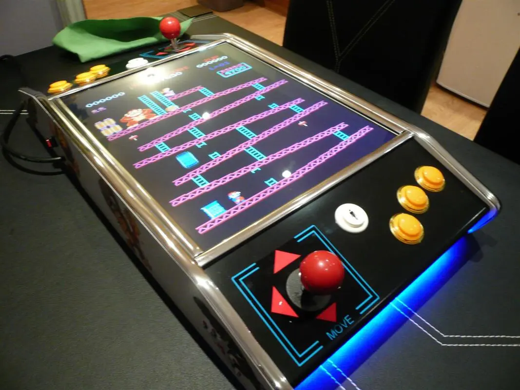 60-in-1 Cocktail Arcade Table | Compact Retro Cabinet