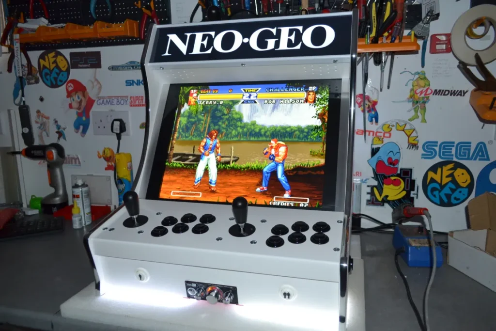 neo geo retro arcade machine