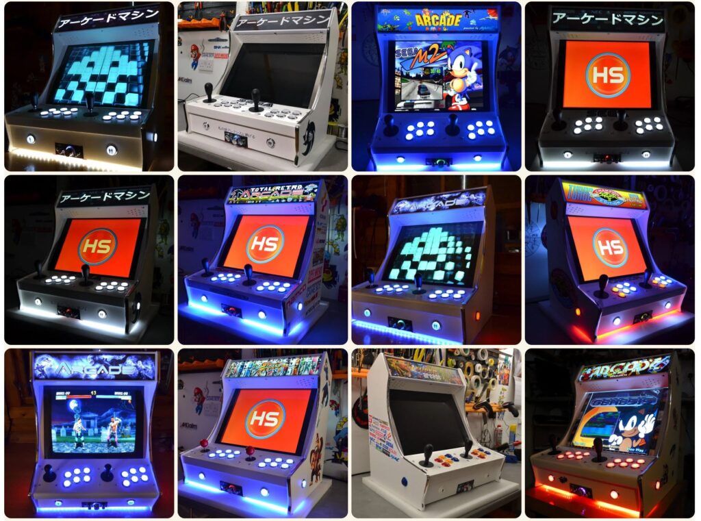 different arcade cabinet designs to choose from